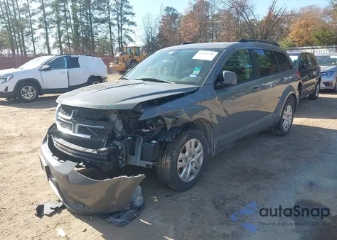 2019 Dodge Journey Se из США, поврежденный, VIN 3C4PDCBB8KT816138